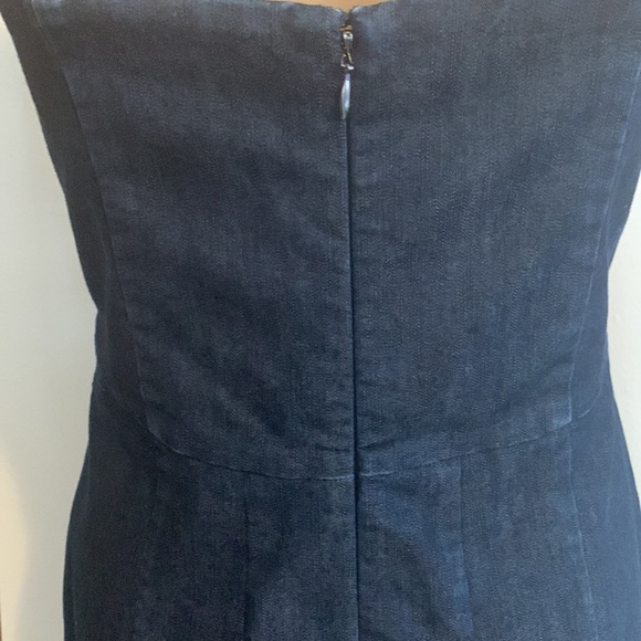❤️ FINAL OFFER ❤️EXPRESS LIKE NEW Strapless Denim Dress - Picture 6 of 7